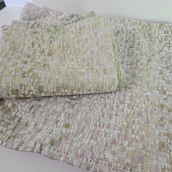 Set Of 2 Haverty's Tweed Beige & White Throw Pillow Covers Zippers 20"x16"《840》M - Picture 7 of 11